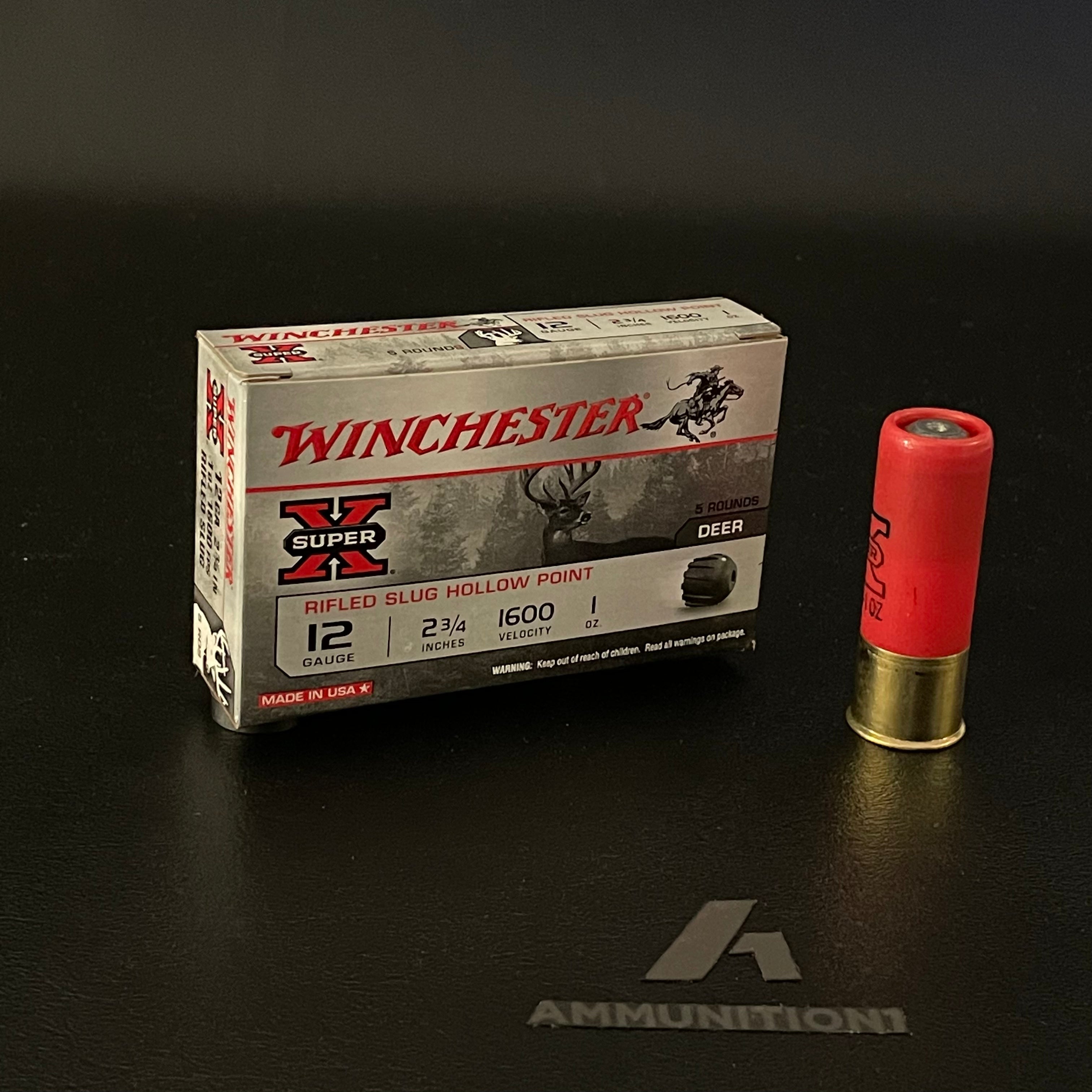 Winchester Super X 12 Gauge Rifled Slug 2.75 1 oz. 1600 FPS