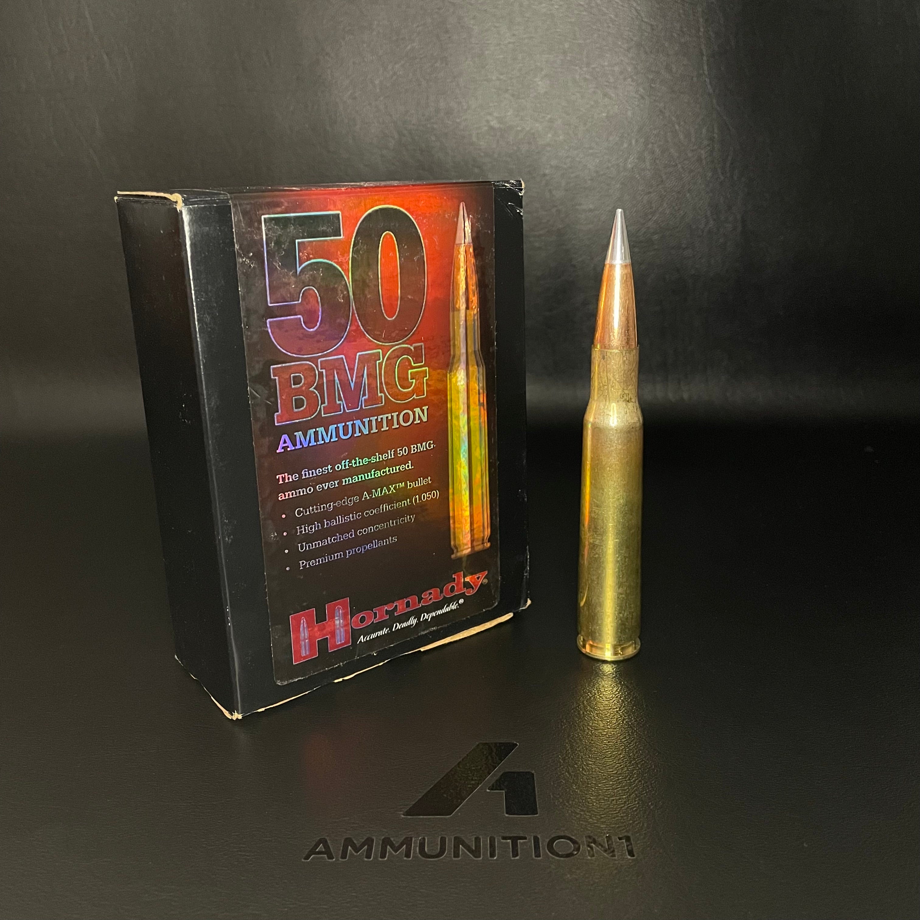 Hornady Match - 50 BMG - 750 Gr A-MAX - 10 Rnd/Bx