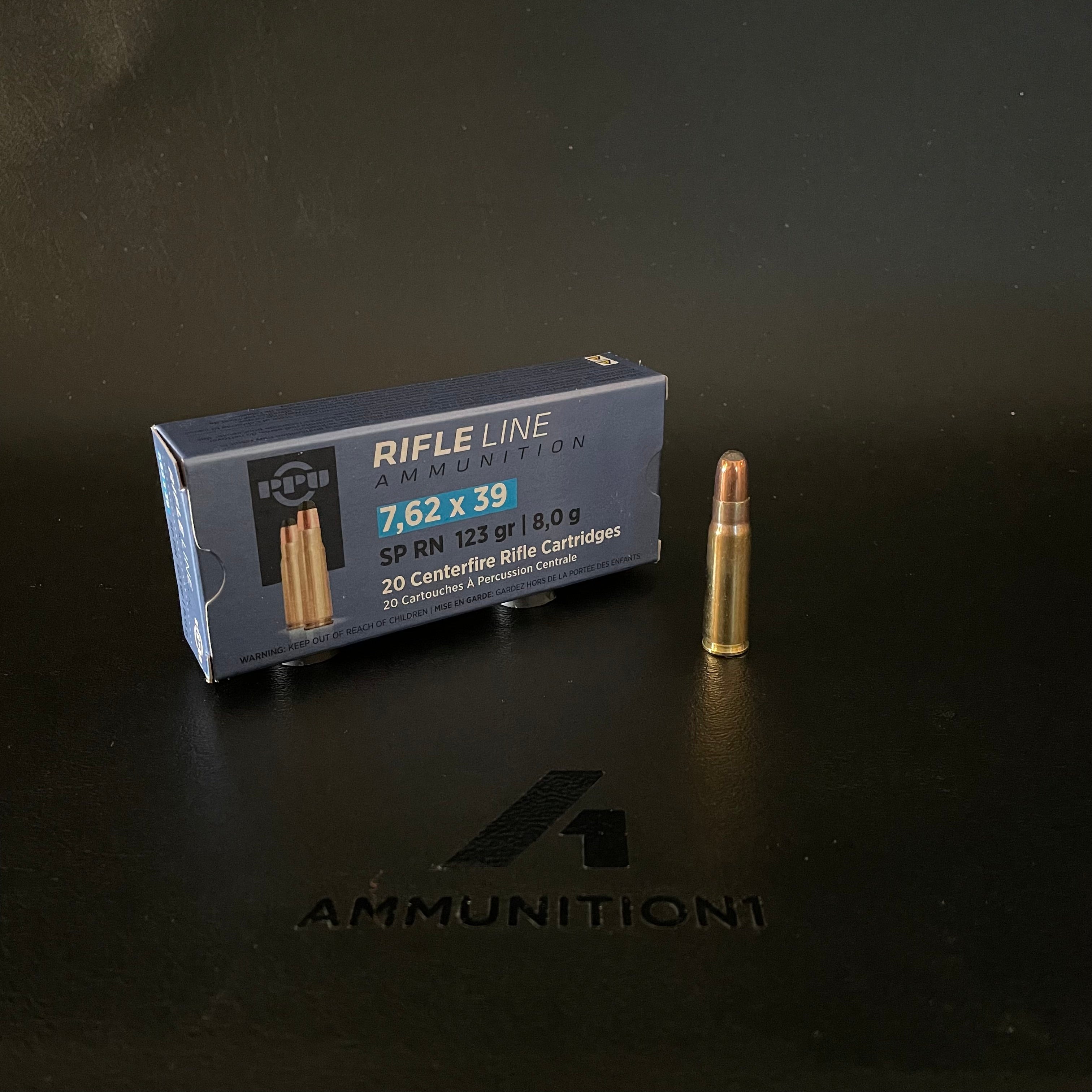 PPU - 7.62x39mm - 123 Gr - SPRN - 20 Rnd/Bx