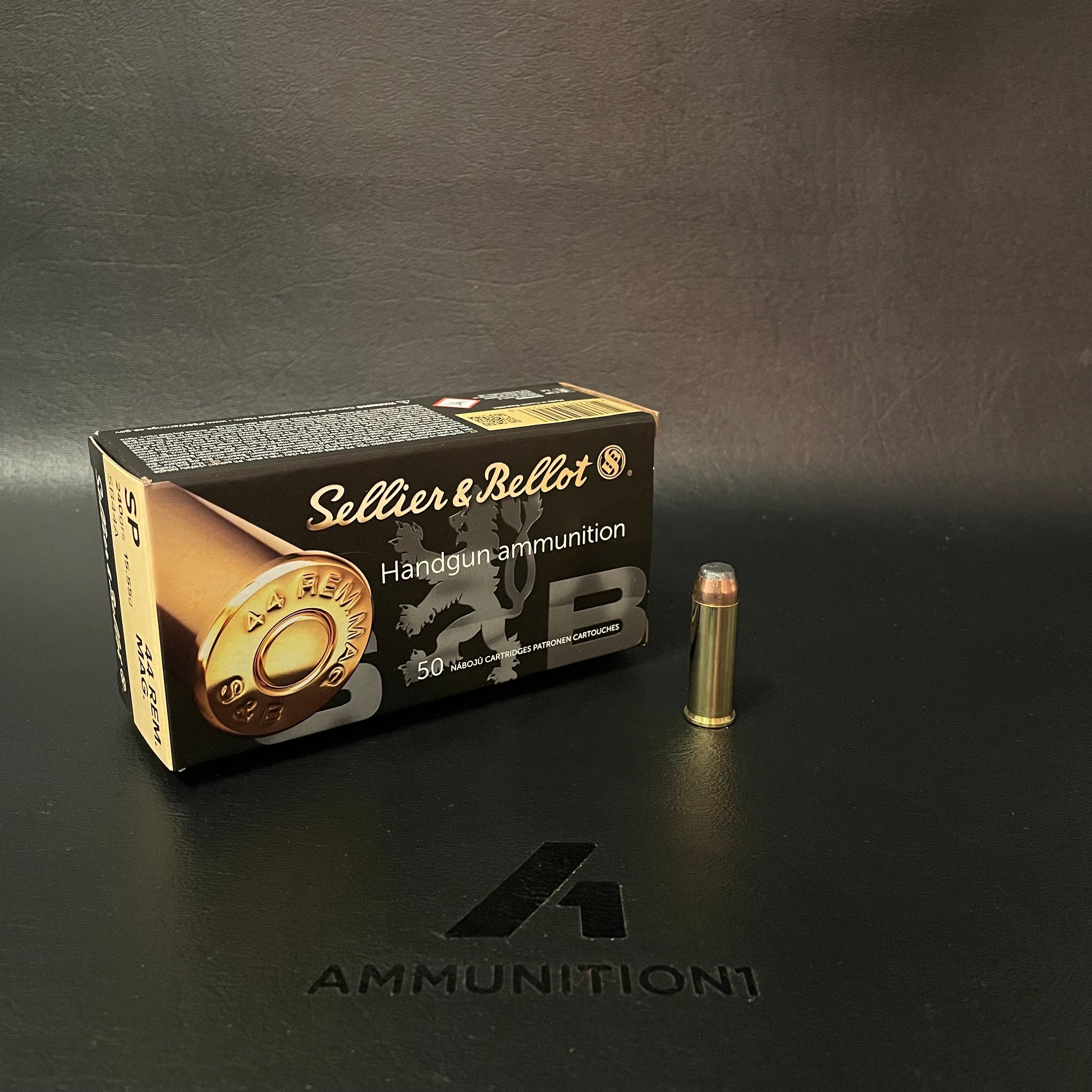 Sellier & Bellot - 44 Rem Mag - 240 Gr SP - 50 Rnd/Bx