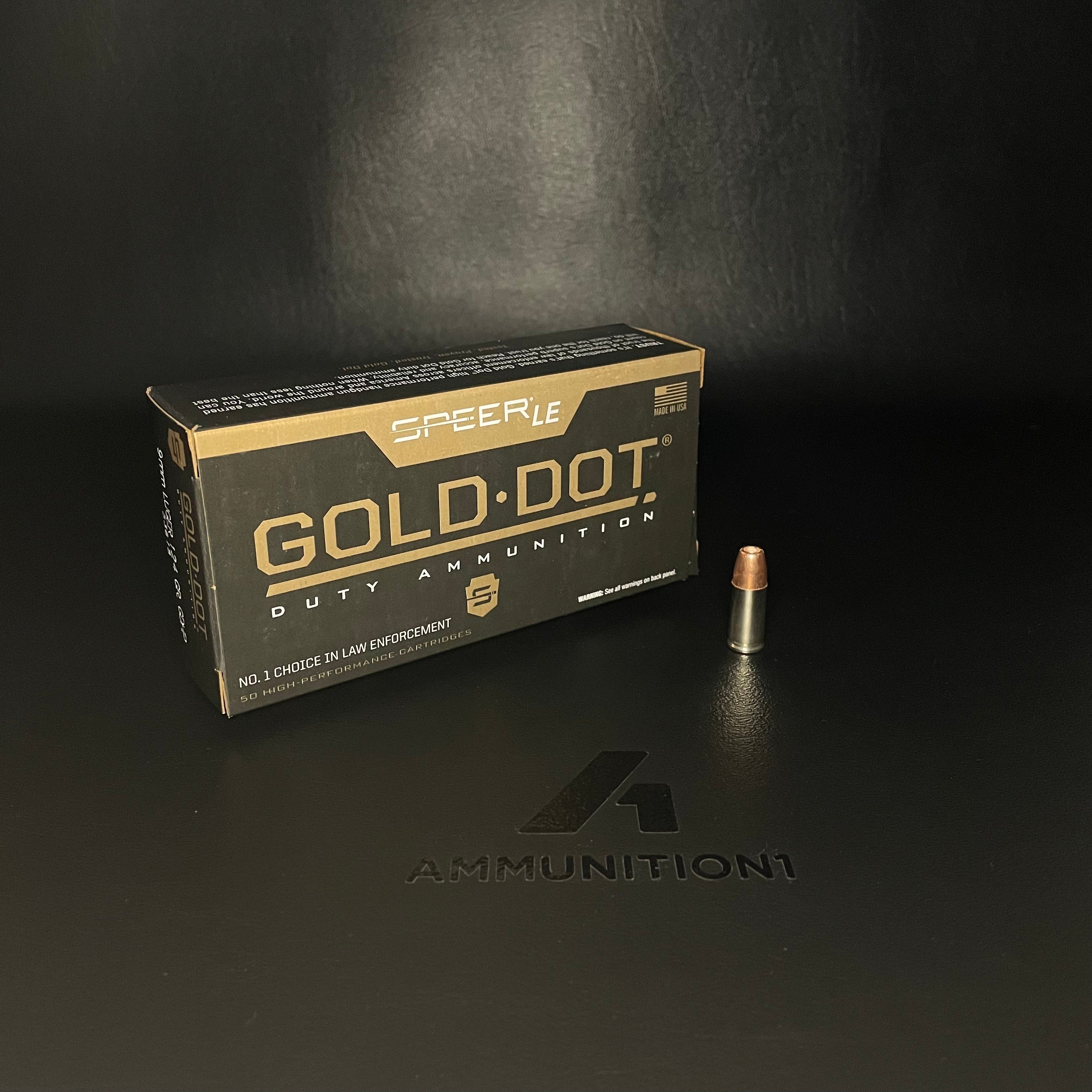 Speer Gold Dot - 9mm - 124 Gr GDHP - 50 Rnd/Bx